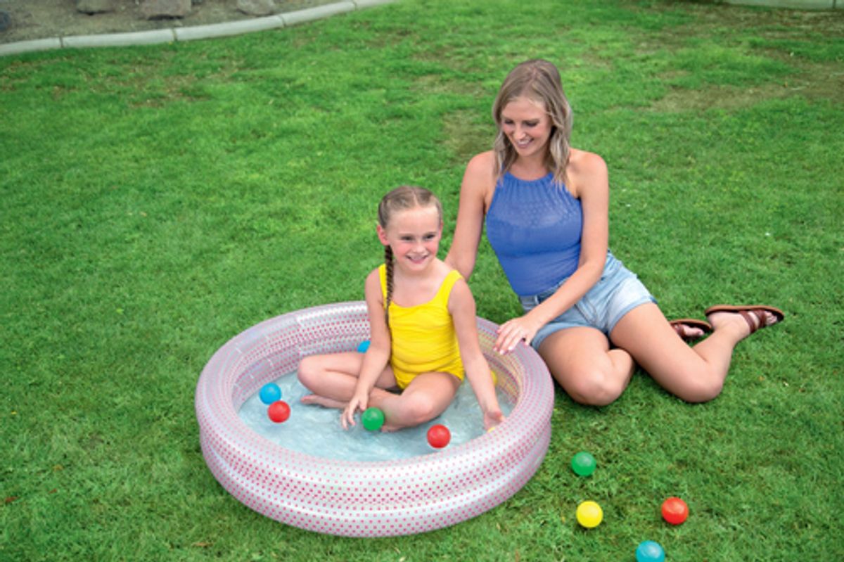 Basseng 91x20cm Ballbasseng - Badebasseng med Baller - Bestway