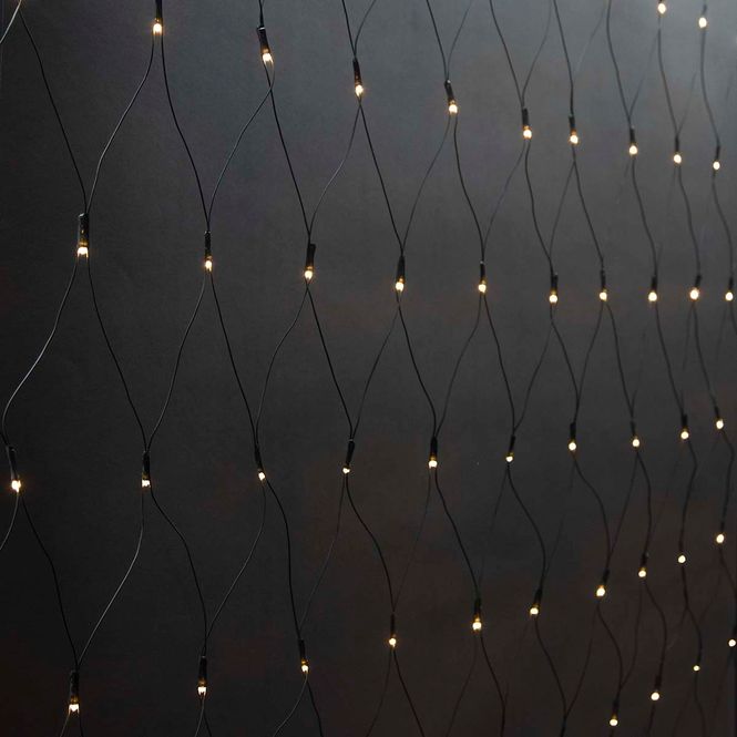 Hovedbilde Lysnett - Led 160 stk Varmhvite Led-Lys 2x1 meter ...
