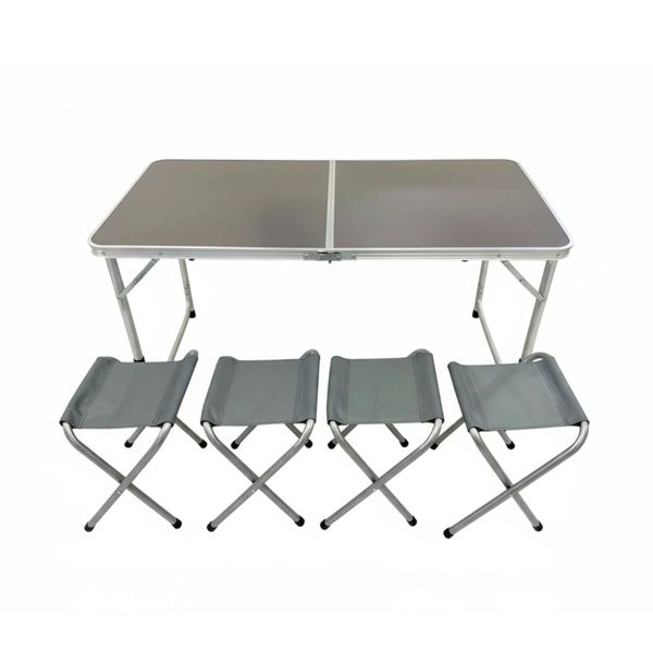 Hovedbilde Sammenleggbart Bord og 4 Stoler - Genialt bord ...