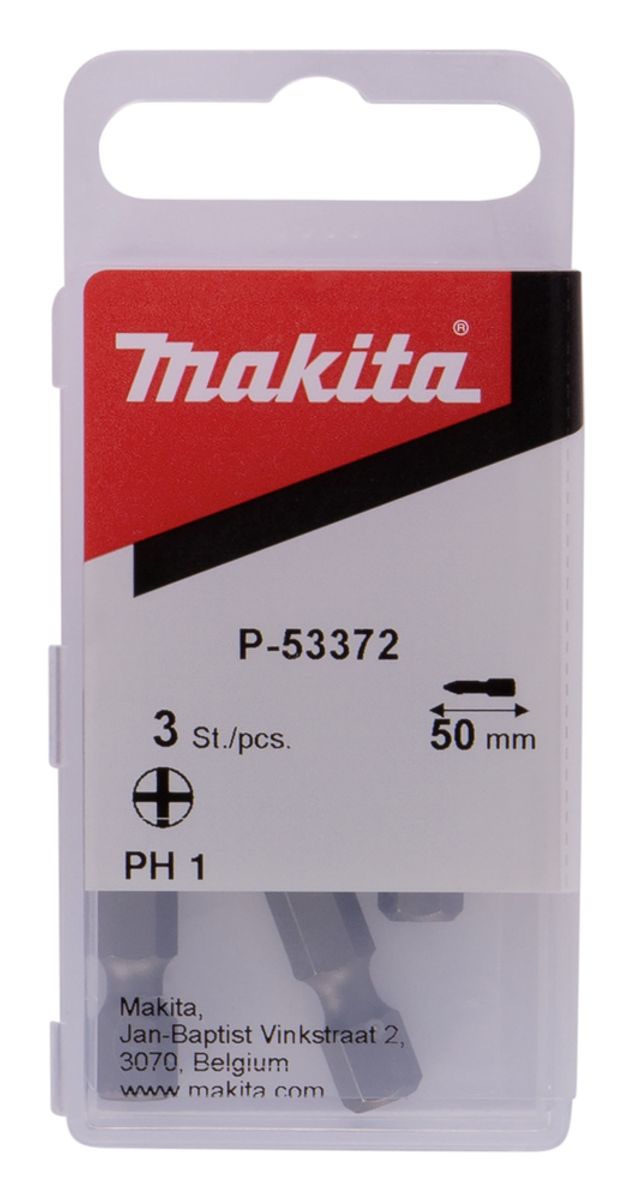 Makita Bits PH1 50mm 3 stk. P-53372