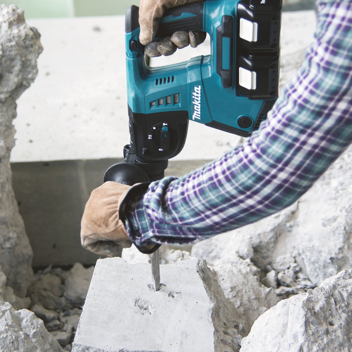 Makita Kombihammer 2x18V LXT ® SDS-Plus DHR264Z