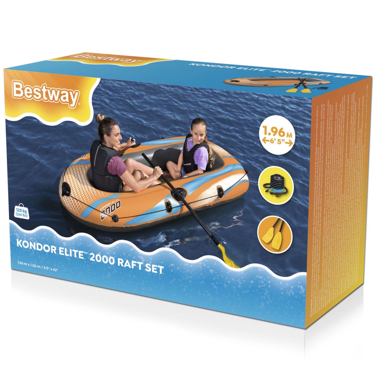 Gummibåt Bestway Kondor Elite 2000