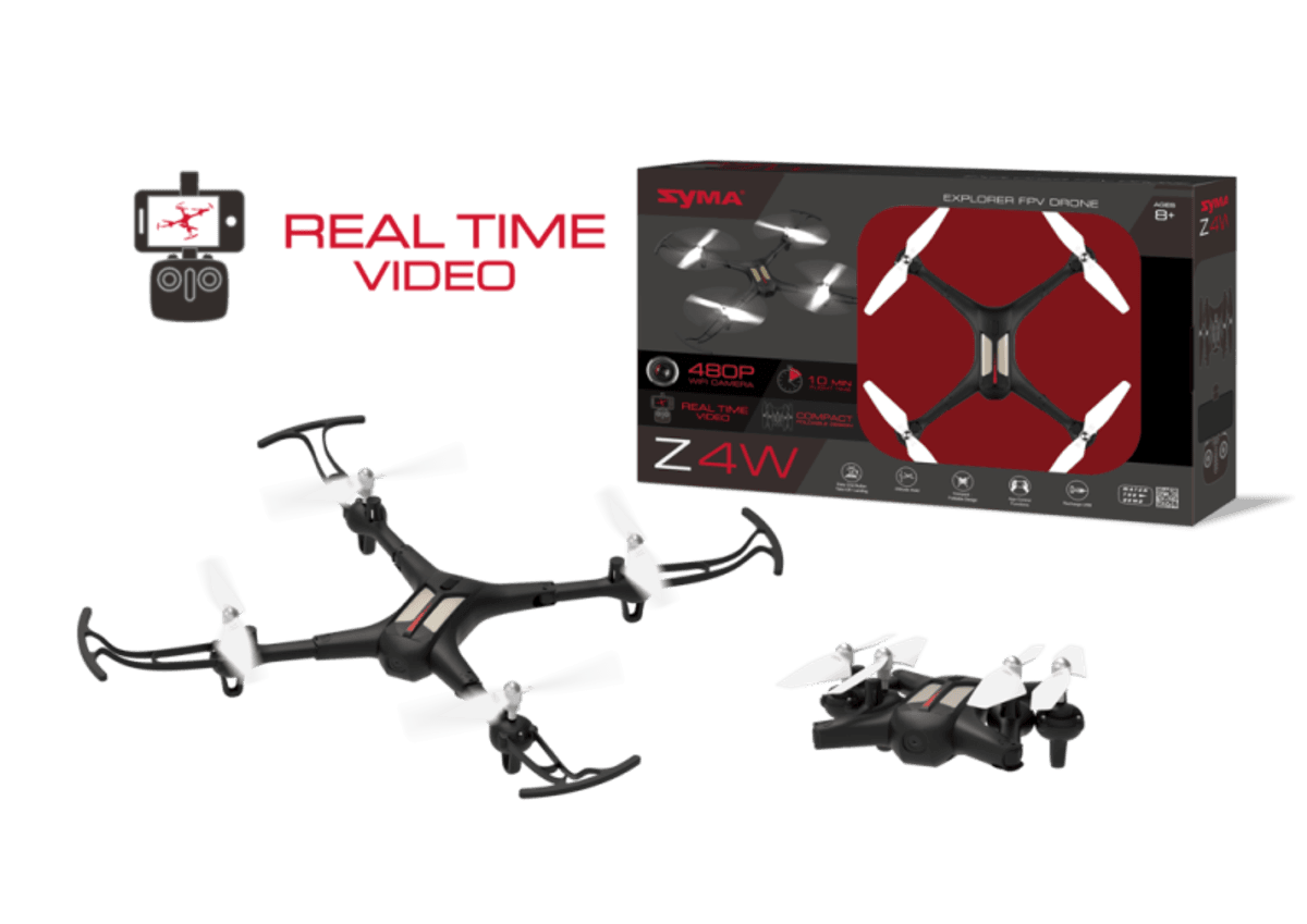 Radiostyrt Drone med Kamera - Syma Drone på 30cm