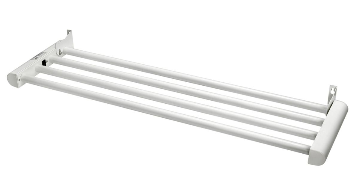 Skotørkehylle 90 cm bred Beha TSH80 Hvit