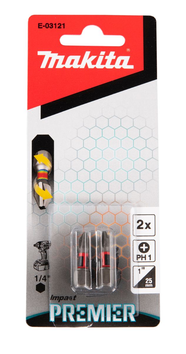 Makita Bits PH1 25 mm 1/4
