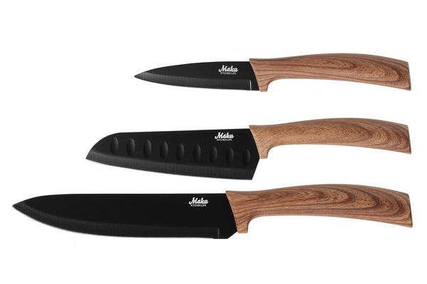 Hovedbilde Knivsett - Kokkeknivsett med Treskaft fra Maku