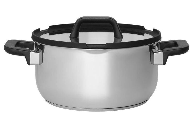 Gryte med Helletut og Sil 5,2 Liter 24 cm – Stålpanne Ease fra Maku Kitchen Life
