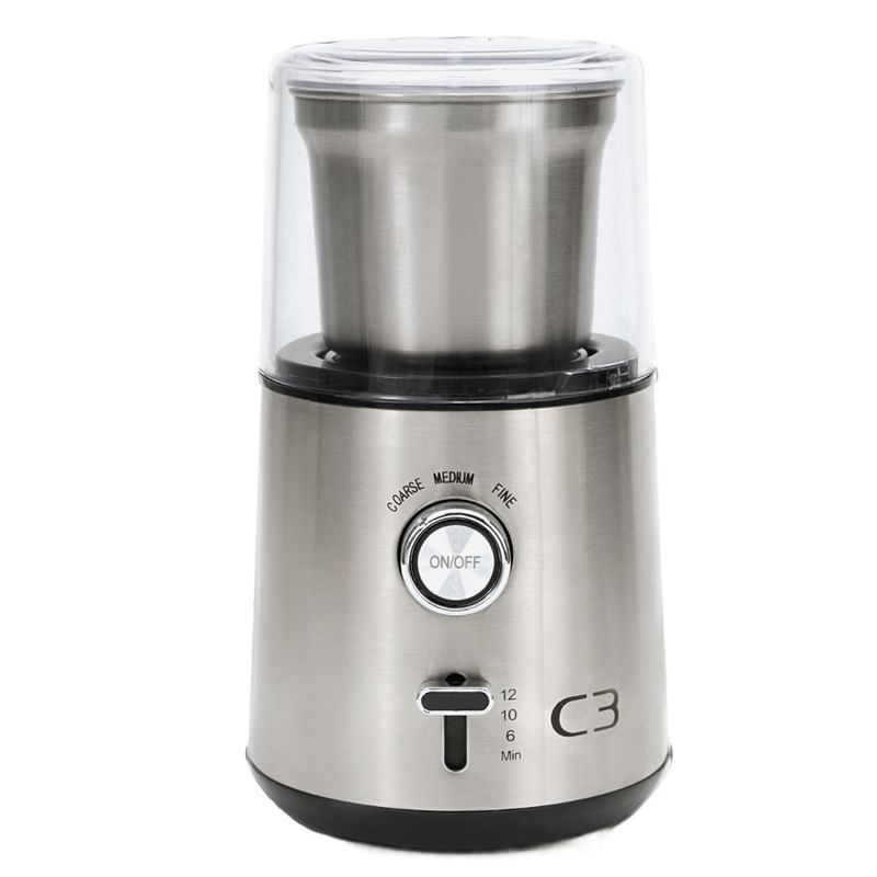 Kaffekvern - CG700 Børstet rustfritt stål - 85g 200W 
