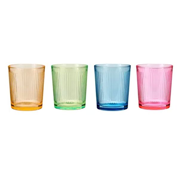 Hovedbilde Drikkeglass 4-pk 3,6 dl - 4 farger - Leveres i ...