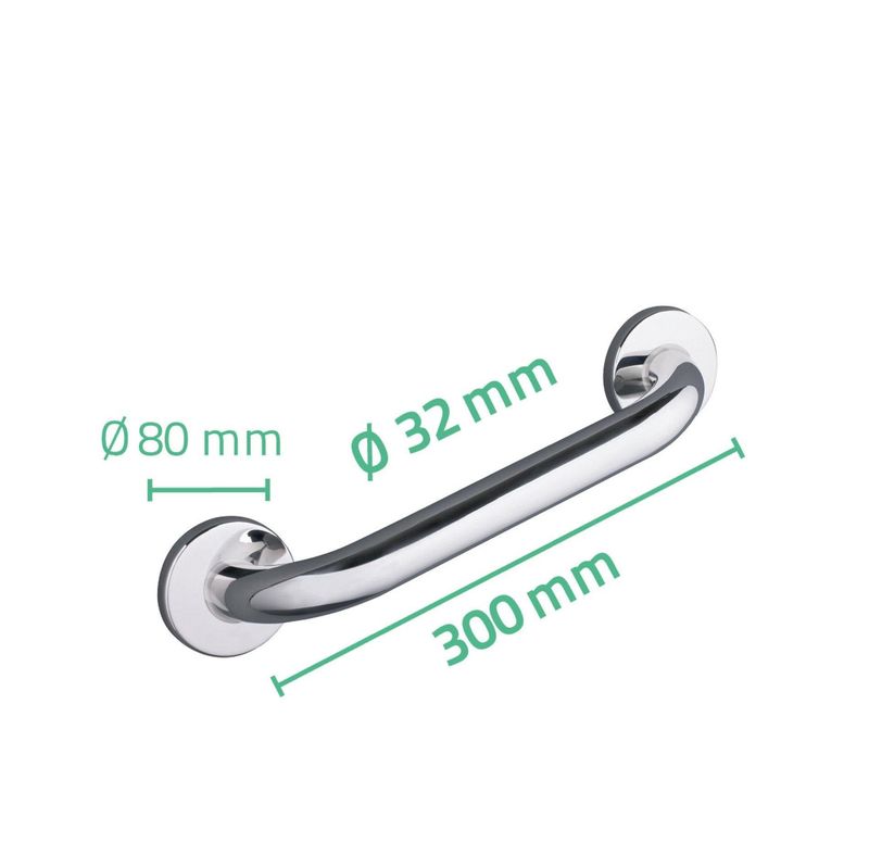 Støttehåndtak Baderom - 30 cm blank