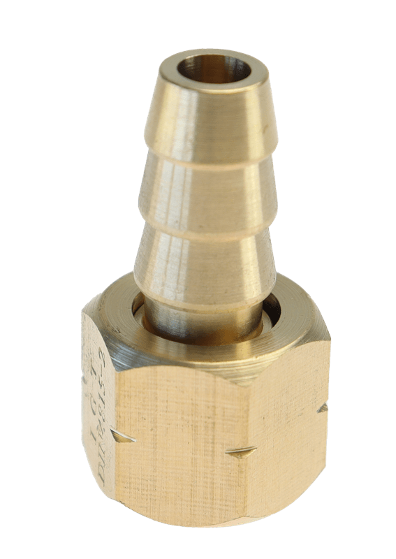Adapter Gass Messing Til 3/8''-10mm Slange - Passer til Høytrykksregulator