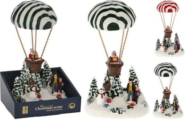 Hovedbilde Julepynt Luftballong med Led-Lys (27cm)