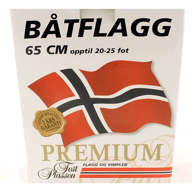 Hovedbilde Båtflagg 65x47cm - Båt Fra 20-25 Fot