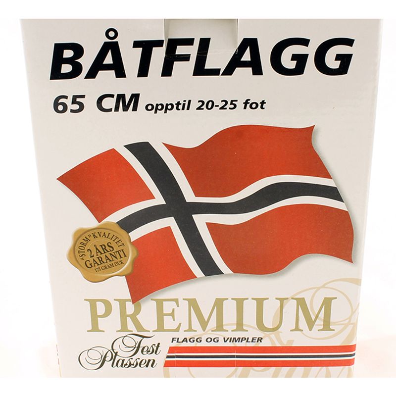 Båtflagg 65x47cm - Båt Fra 20-25 Fot