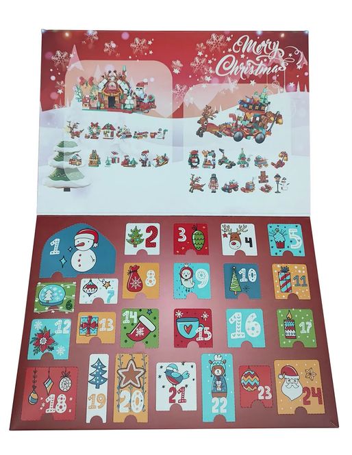 Hovedbilde Adventskalender - Byggesett - Bygg 24 Julemotiver ...