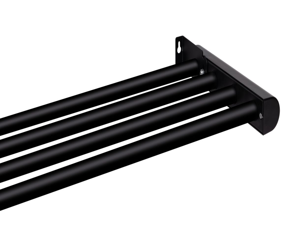 Skotørkehylle 90 cm bred Beha TSH80 Sort