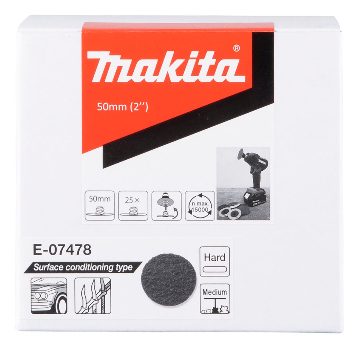Makita Pusseskive 50 mm Medium E-07478