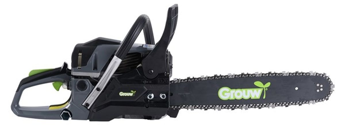 Motorsag - Bensindrevet 45cc - 39cm Sverd - Grouw