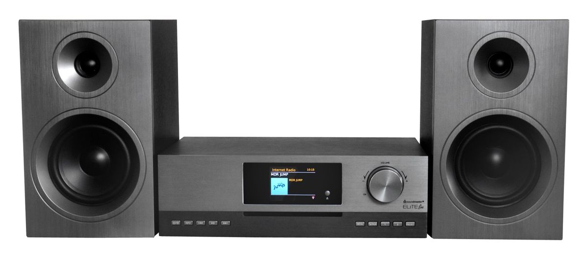 Stereo Hi-Fi Musikksenter med Wlan Internett, DAB+, CD og Bluetooth - Soundmaster