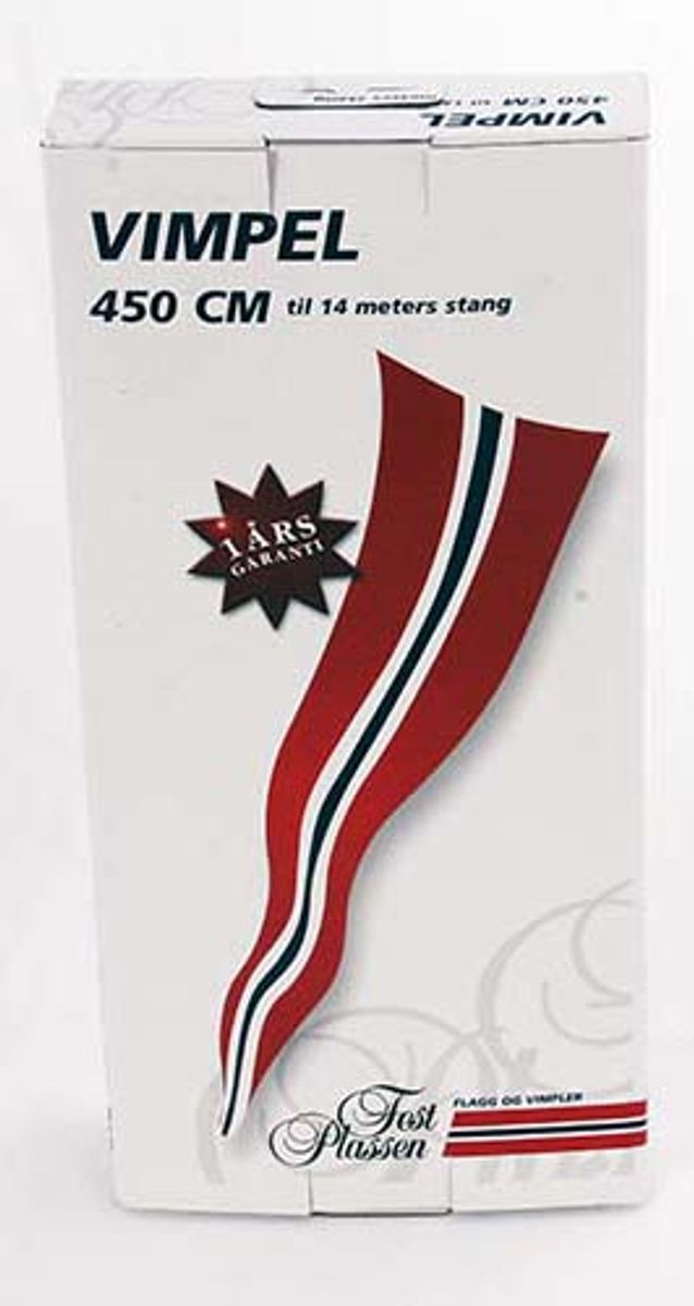 Flagg Vimpel 450cm - 13-14 Meter Stang