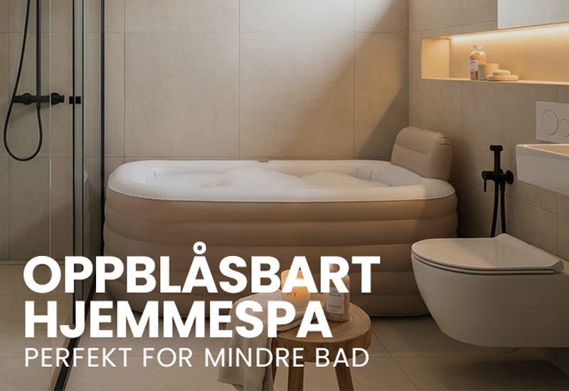 oppblåsbart badekar