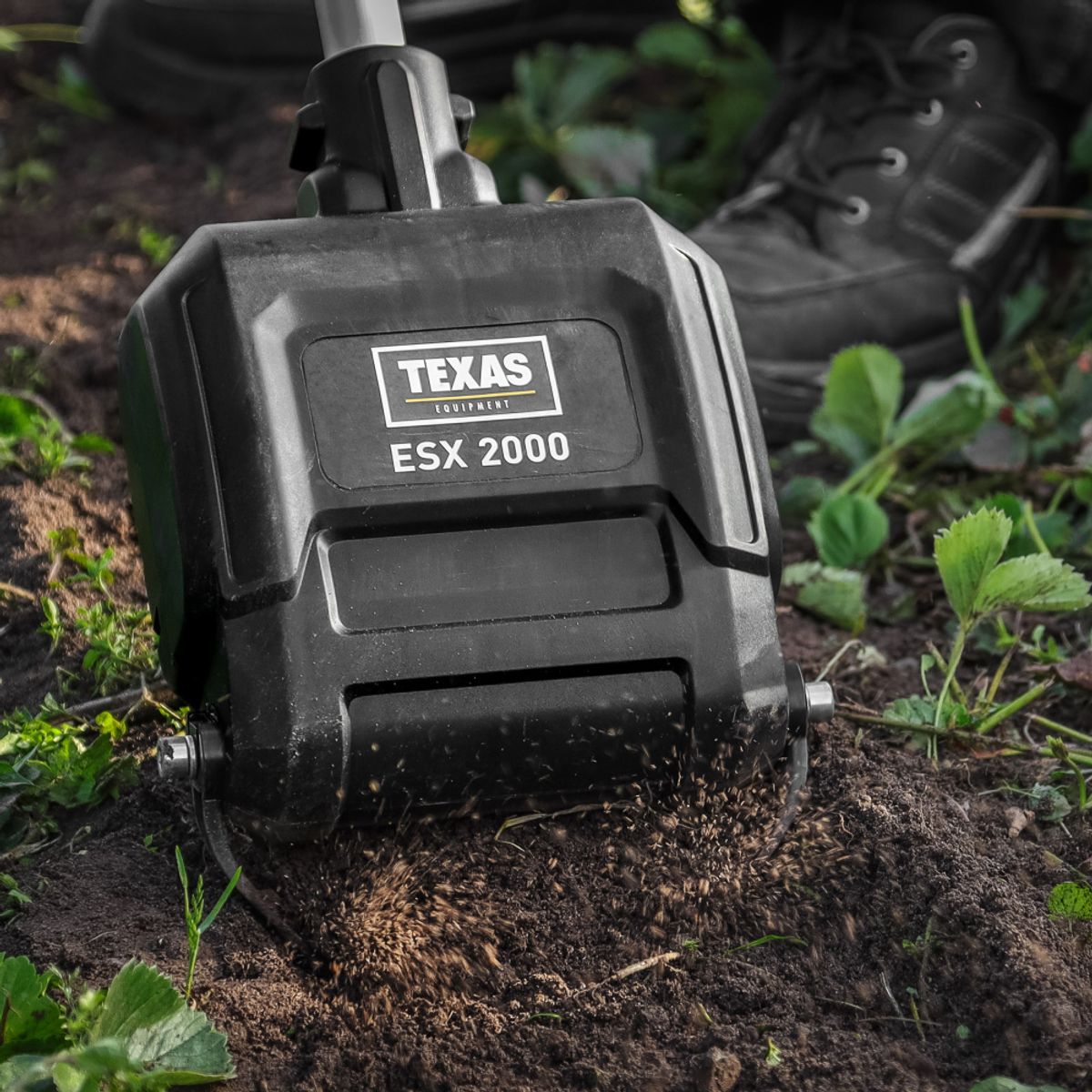 Texas jordfreser 350W 20V m/batteri+lader ESX2000