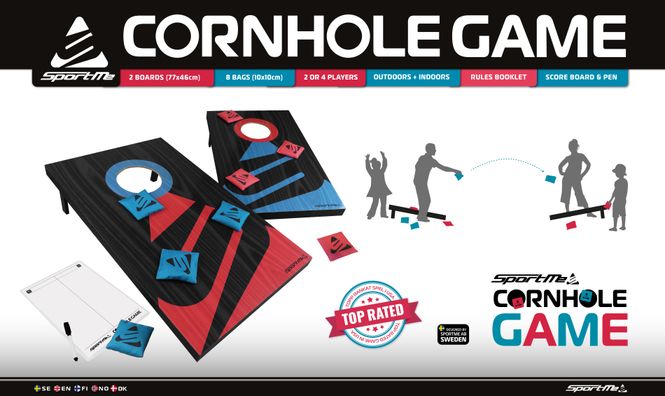 Hovedbilde Cornhole Board Set - Kastespill med Erteposer