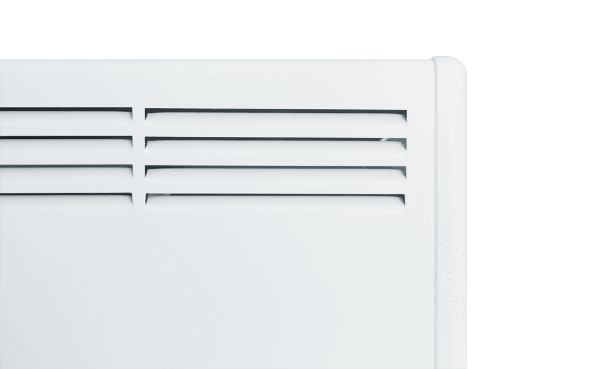 Beha Panelovn Smartovn med stålfront og Wifi - 800W - Hvit PV 8 - Norskutviklet varmeovn